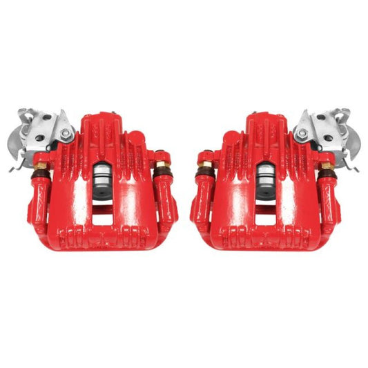 Power Stop 93-97 Chevrolet Camaro Rear Red Calipers w/Brackets - Pair PowerStop