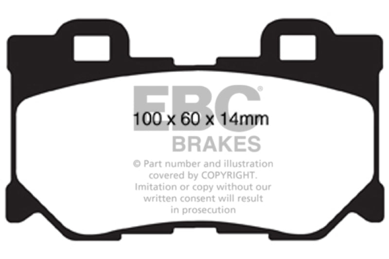 EBC GreenStuff Rear Brake Pads - DP61824 EBC