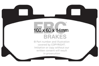 EBC Ultimax2 Rear Brake Pads - UD1347 EBC