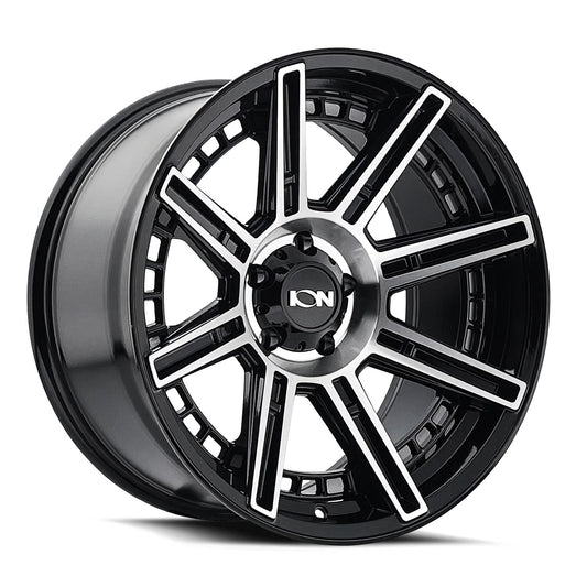 ION Type 149 20x10 / 8x165.1 BP / -24mm Offset / 125.2mm Hub Black/Machined Wheel