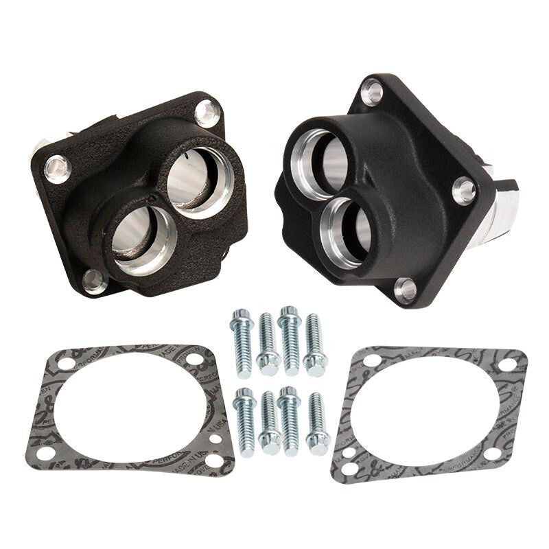 S&S Cycle 84-99 BT Cast Tappet Guide Set - Wrinkle Black - 33-5325