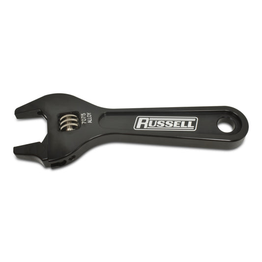 Russell Adjustable Aluminum AN Wrench Black Anodized - 750000