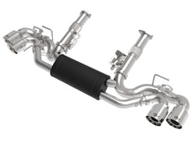 Load image into Gallery viewer, AFE 20-23 C8 Corvette MACH Force-Xp 304 Stainless Steel Cat-Back Exhaust w/ Muffler Polished (w/ NPP) - 49-34124-P