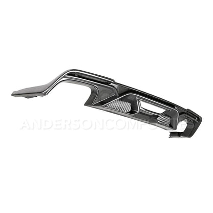 Anderson Composites 2020 - 2023 Mustang Shelby GT500 Carbon Fiber Rear Diffuser - AC-RL20FDMU500