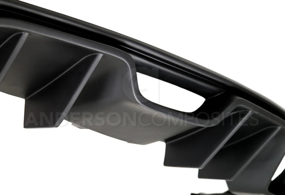 Anderson Composites 2015 - 2017 Mustang Fiberglass Type-AR Rear Diffuser - AC-RL15FDMU-AR-GF