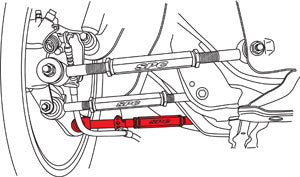 SPC Performance 04-08 Acura TL / TSX Lower Setback Control Arm 67292 SPC Performance