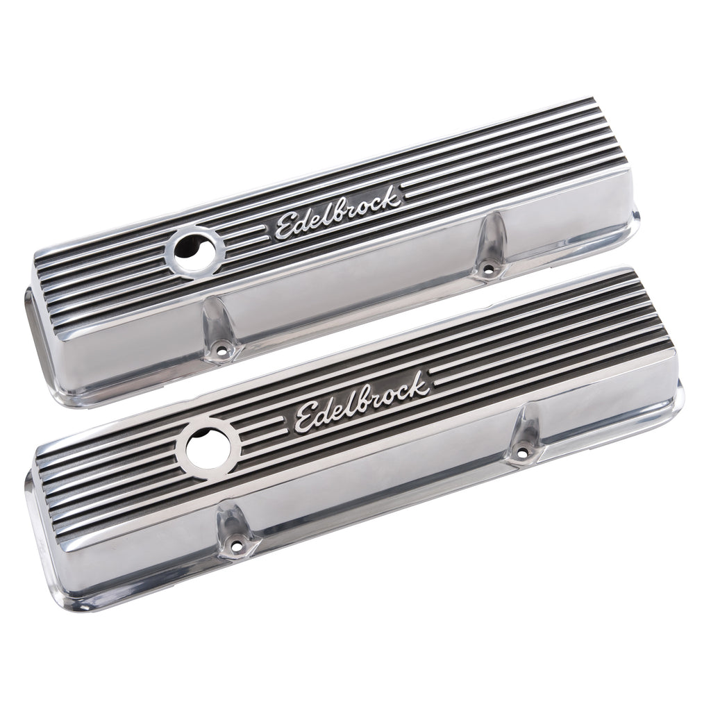 Edelbrock Elite Ii Valve Covers For Chevy 262-400 V8 1959-1986 - 4262