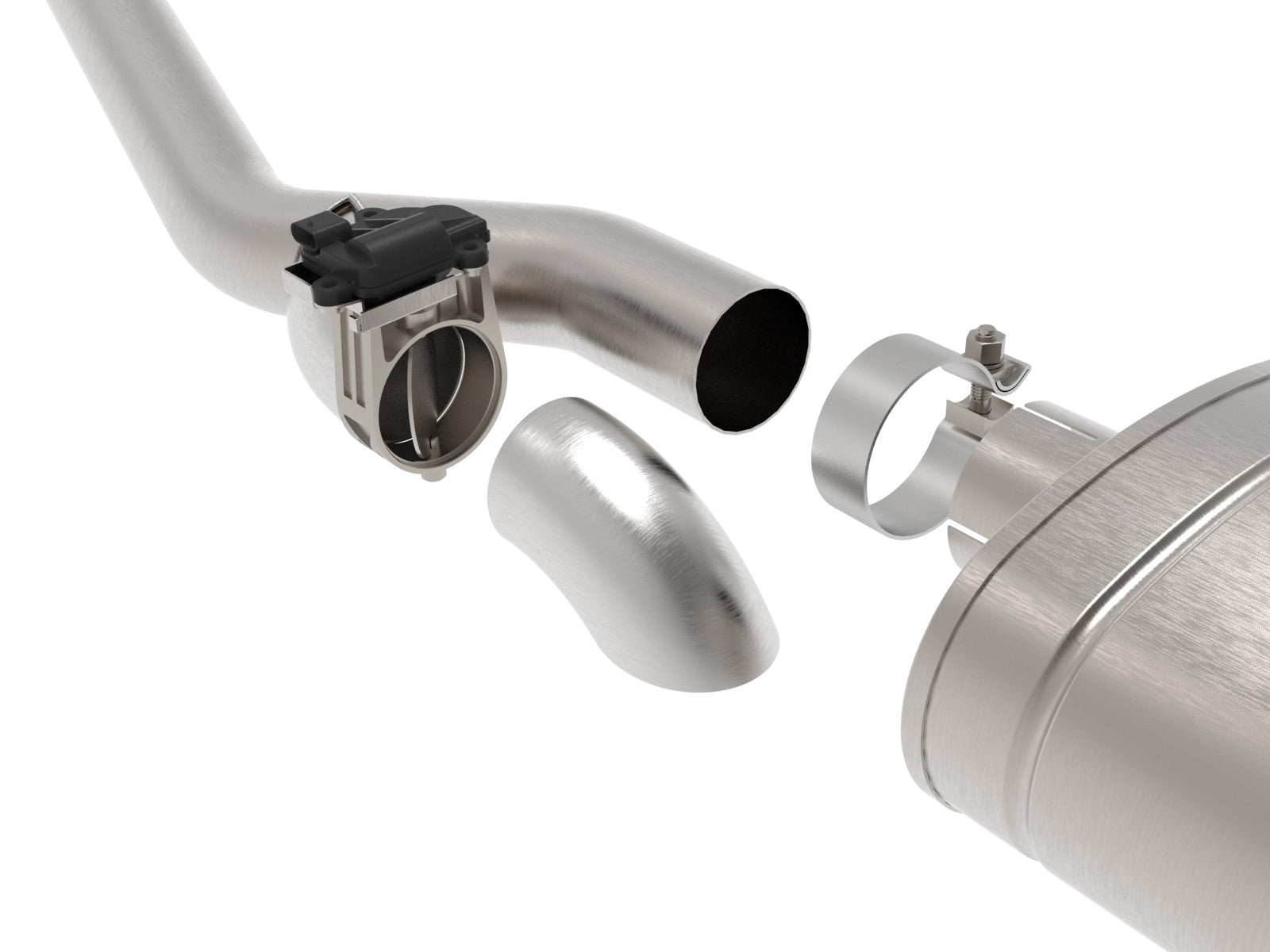 aFe 2019-2023 Chevy Silverado / GMC Sierra 1500 Gemini XV 3 IN to Dual 2-1/2 IN 304 Stainless Steel Cat-Back Exhaust System w/ Cut-Out Polished aFe