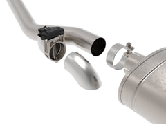 aFe 2019-2023 Chevy Silverado / GMC Sierra 1500 Gemini XV 3 IN to Dual 2-1/2 IN 304 Stainless Steel Cat-Back Exhaust System w/ Cut-Out Polished