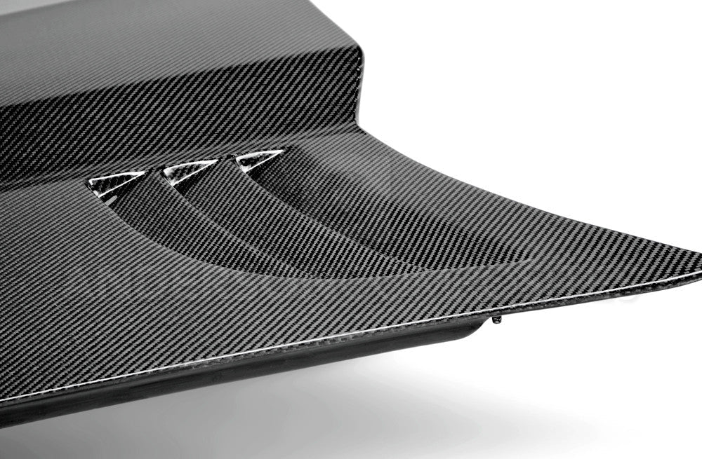 Anderson Composites 10-15 Camaro Type-TT Carbon Fiber Hood - AC-HD1011CHCAM-TT