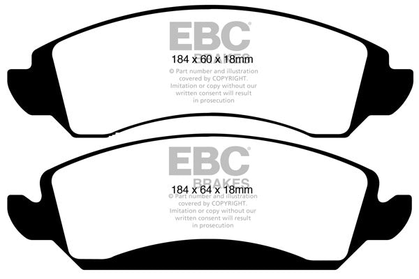 EBC GreenStuff Front Brake Pads - DP61830 EBC