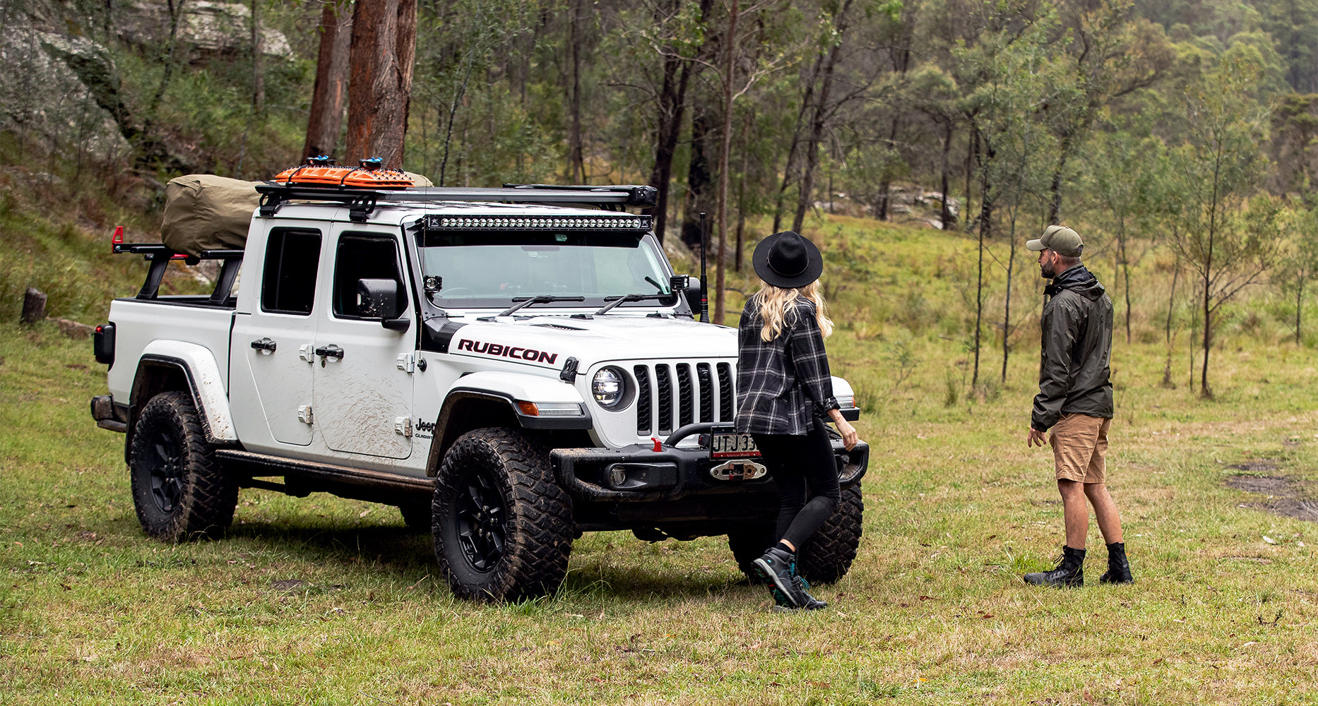 Rhino Rack Jeep Wrangler JK/JL Overlanding Kit with Gutter Backbone - ROLJ1