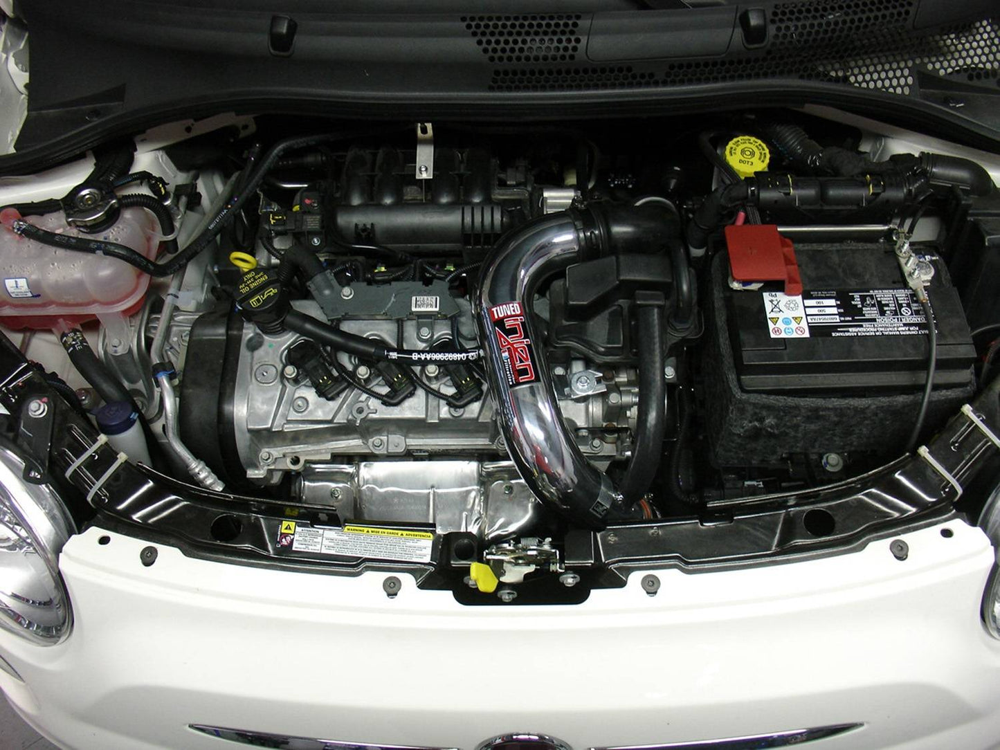 Injen 12-17 Fiat 500 1.4L Cold Air Intake System (Black) - SP5020BLK Injen