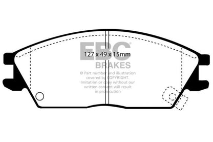 EBC Ultimax2 Front Brake Pads - UD497 EBC