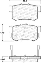 Load image into Gallery viewer, StopTech Sport Performance 97-02 Honda Accord Rear Brake Pads