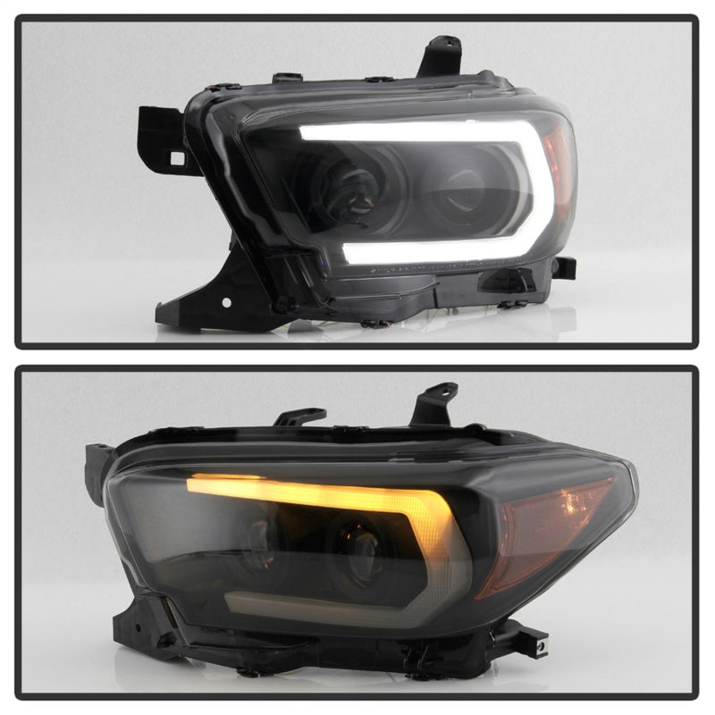 Spyder Toyota Tacoma 16-18 (SR5 Model Only) Projector Headlights Black Smoke PRO-YD-TT16-LB-BSM SPYDER