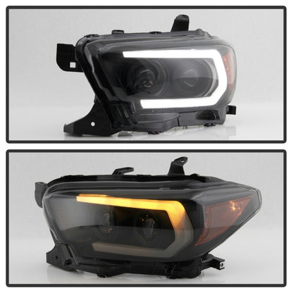 Spyder Toyota Tacoma 16-18 (SR5 Model Only) Projector Headlights Black Smoke PRO-YD-TT16-LB-BSM SPYDER