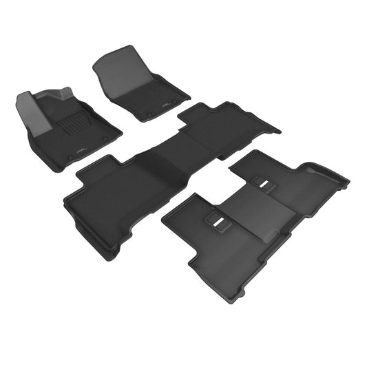 3D MAXpider KAGU 1st-3rd Row Floor Mats for 2023-2026 Sequoia - L1TY34601509