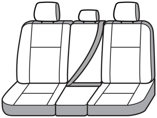 Covercraft 22-24 Ford Maverick Waterproof Polyester SeatSaver Custom Second Row Seat Covers - Grey