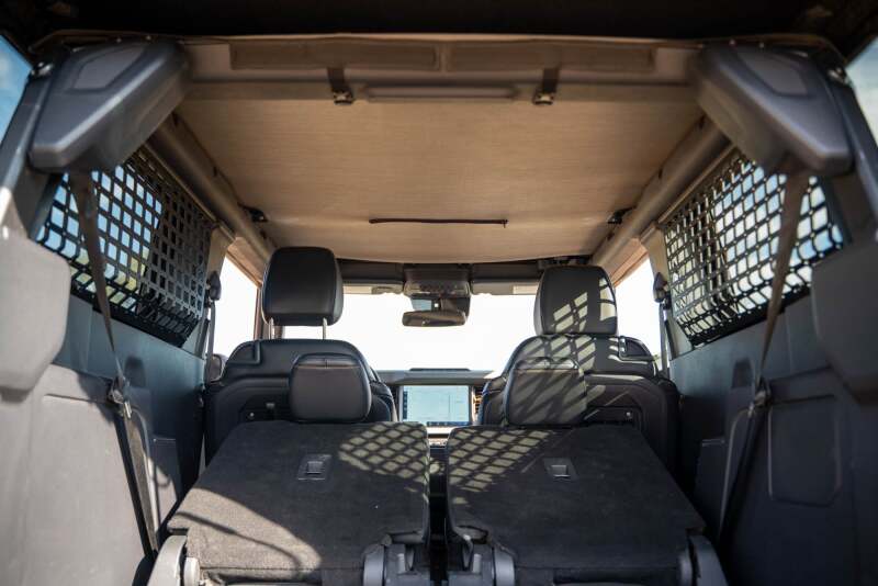 DV8 21-24 Ford Bronco 2-Door Rear Window Pocket Molle Panels  MPBR-12