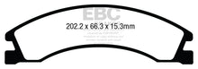 Load image into Gallery viewer, EBC YellowStuff Rear Brake Pads - DP43005R