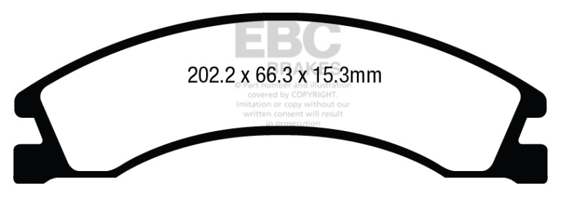 EBC Ultimax2 Rear Brake Pads - UD1329 EBC