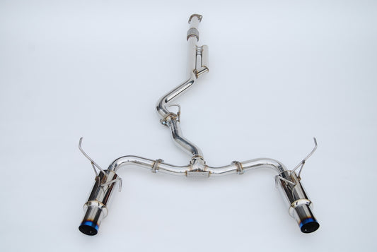 Invidia 2022+ Subaru WRX N1 Twin Outlet Single Layer Tip Cat-Back Exhaust Invidia