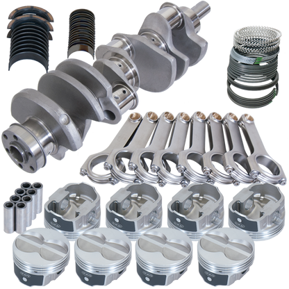 Eagle Ford 351W 4.000in Crank 6.200in H-Beam -11cc Flat Top 4.030in Pistons Rotating Assembly
