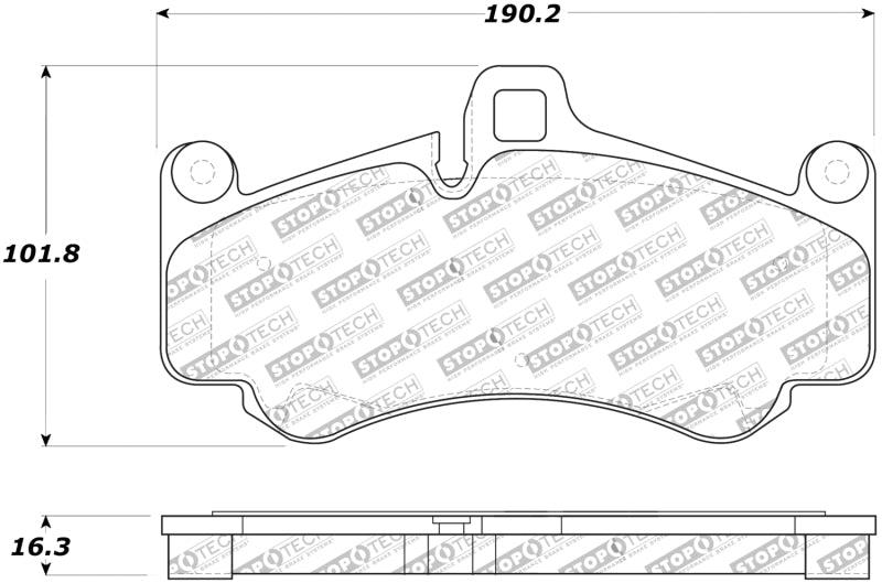 StopTech Premium Ceramic Brake Pads - 308.09910 Stoptech