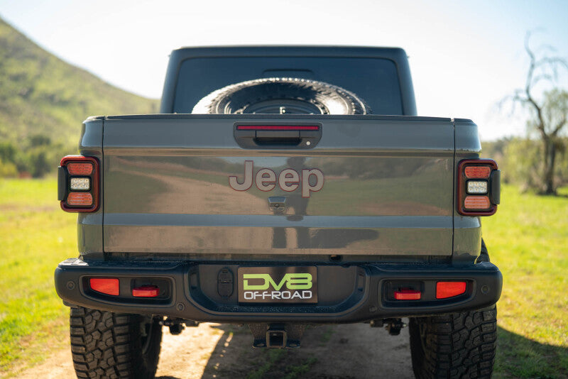 DV8 Offroad 2020+ Jeep Gladiator JT Adjustable In-Bed Tire Carrier