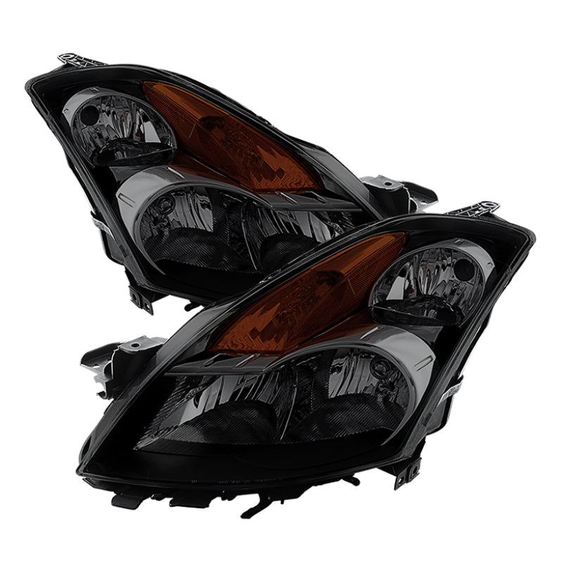 Xtune Nissan Altima 07-09 Sedan OEM Style Headlights Halogen Only Black Smoked HD-JH-NA07-AM-BSM SPYDER