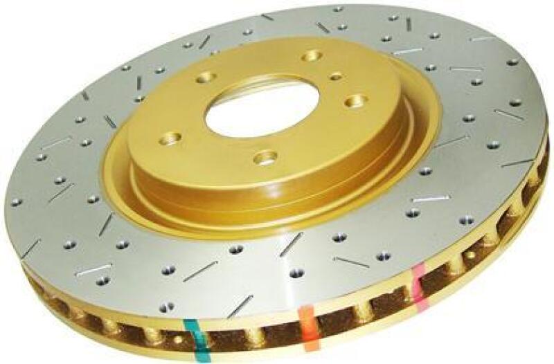 DBA 2012+ Jeep Grand Cherokee 4000 Series Cross Drilled & Dimpled Rotor