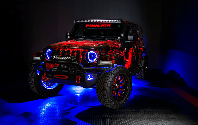 Oracle Jeep Wrangler JK/JL/JT High Performance W LED Fog Lights - ColorSHIFT w/o Controller ORACLE Lighting