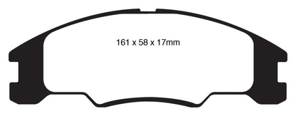 EBC YellowStuff Front Brake Pads - DP41822R EBC