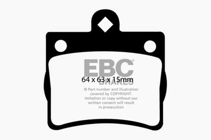 EBC Ultimax2 Rear Brake Pads - UD739 EBC