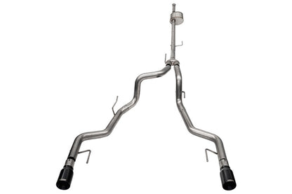 Corsa 2021-2023 Ford F-150 SuperCrew/5.5ft Bed 5.0L V8 Xtreme Cat-Back Dual Rear Exit-Black PVD CORSA Performance
