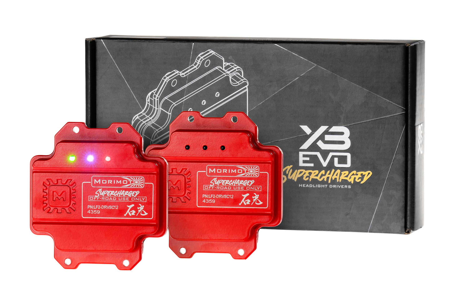 Morimoto LF2-DRVSC12 Supercharged LED Drivers – XB Evo / XB Evo Hybrid