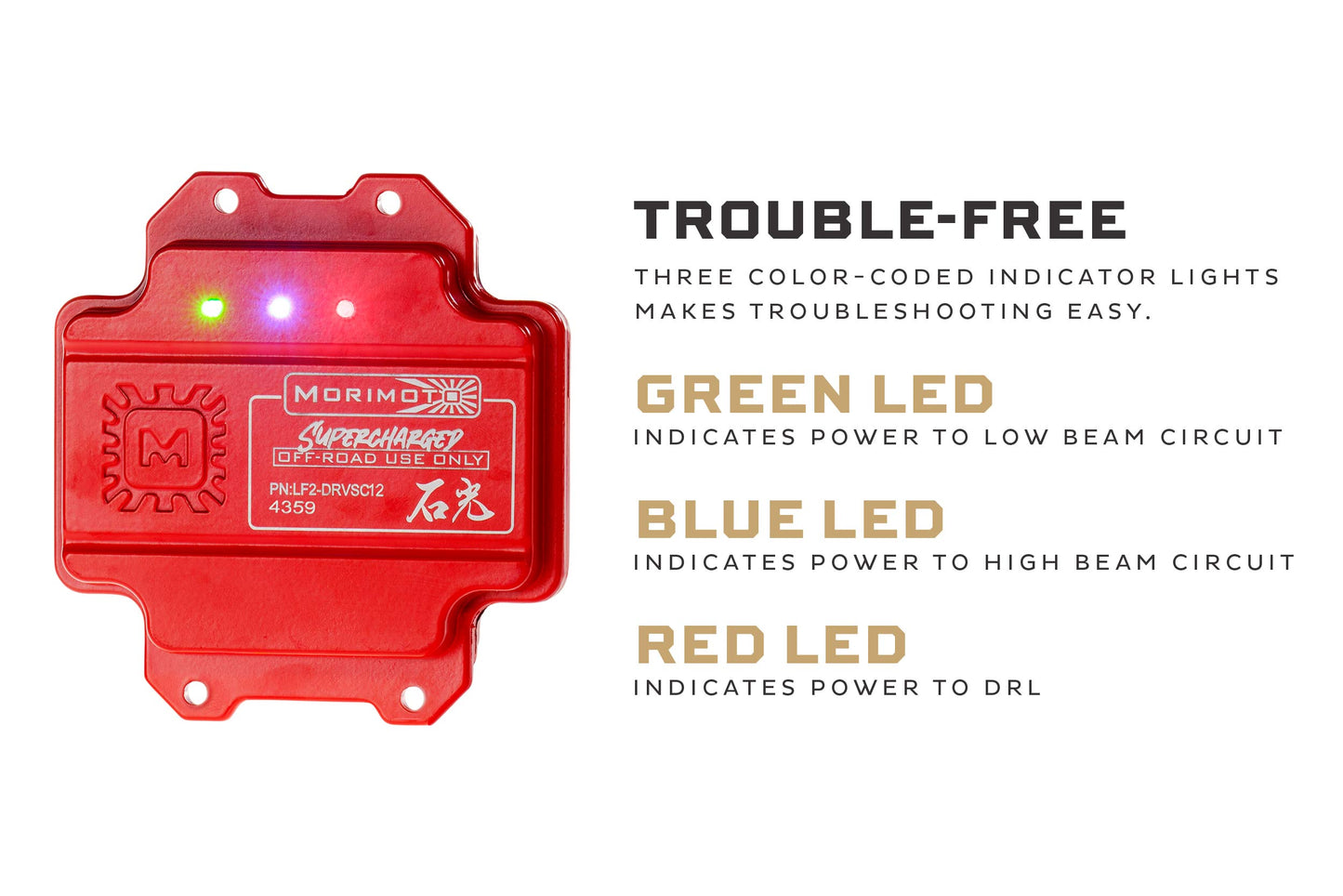 Morimoto LF2-DRVSC12 Supercharged LED Drivers – XB Evo / XB Evo Hybrid