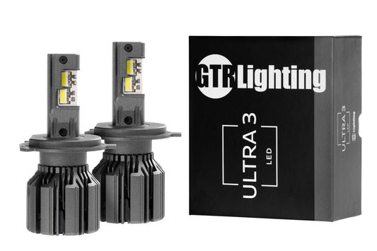 GTR Lighting Ultra 3 H4/9003 Hi/Lo LED Headlight Bulbs (Pair) - GTR.LED810