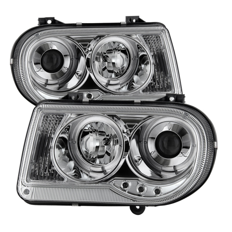 Spyder Chrysler 300C 05-10 Projector Headlights LED Halo LED Chrm (Not Included) PRO-YD-C300C-HL-C SPYDER