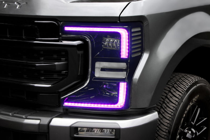 Oracle 20-22 Ford F-250/350 Super Duty Dynamic ColorSHIFT Headlight DRL Upgrade Kit w/Switchback ORACLE Lighting