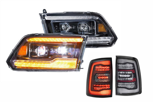 16-18 Dodge Ram Amber DRL Heads and Smoked Tails