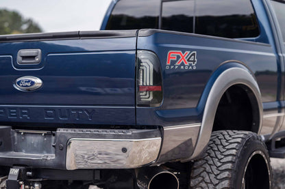 11-16 Ford Super Duty Amber DRL Heads and Smoked Tails