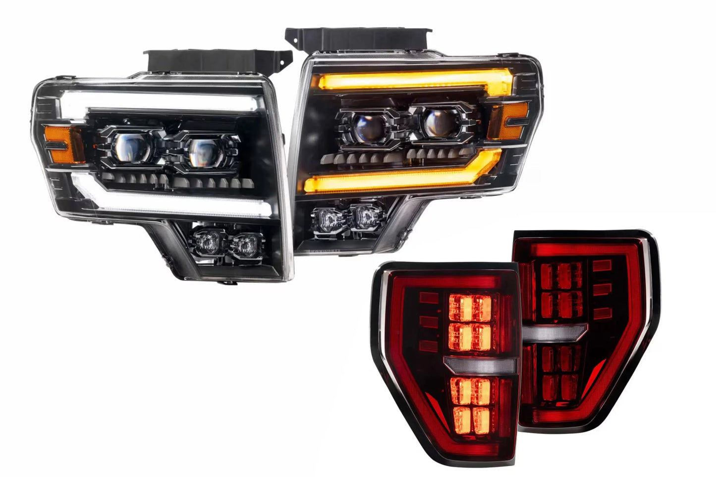 Morimoto 09-14 F-150 Evo Heads and Red Tails Morimoto
