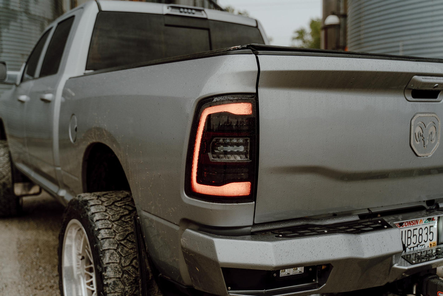 19-24 Ram HD XB Heads and Smoked Tails OEM Projector