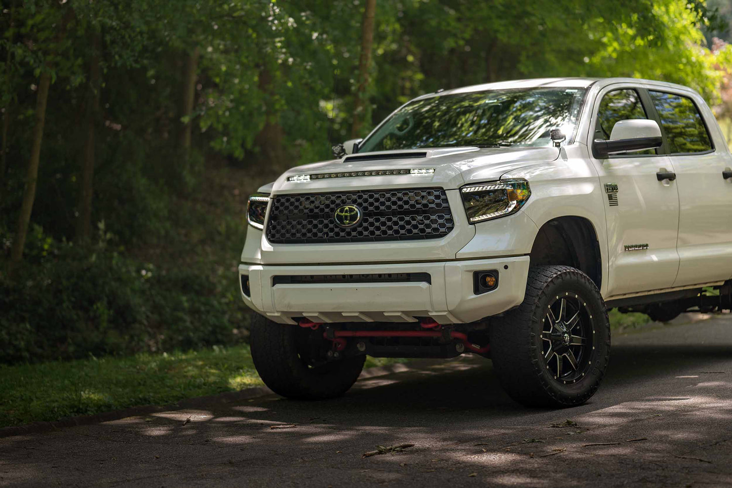14-21 Tundra White DRL Heads and Red Tails