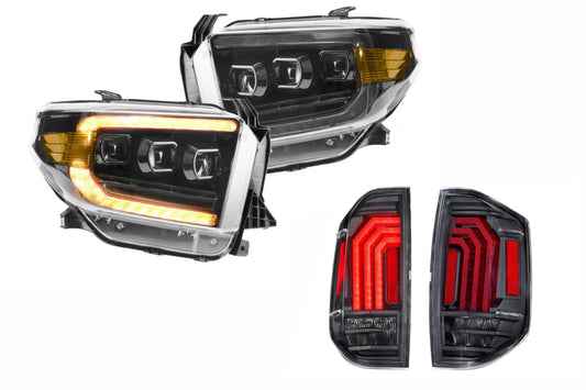 14-21 Tundra Amber DRL Heads and Clear Tails OEM LED