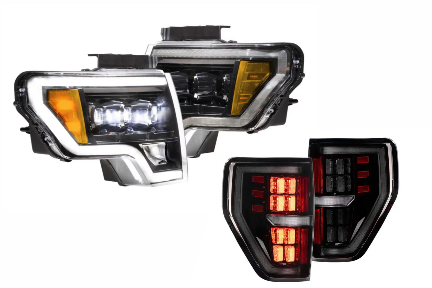 Morimoto 09-14 F-150 White DRL Heads and Smoked Tails Morimoto