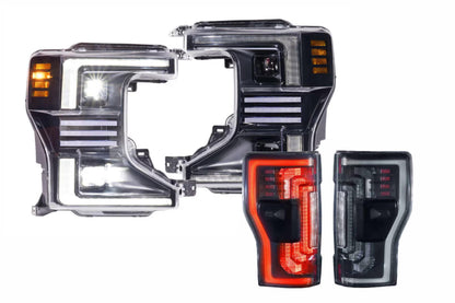 20-22 Ford Super Duty Hybrid Heads and Smoked Tails OEM LED