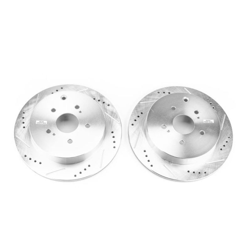 Power Stop 09-13 Suzuki Grand Vitara Rear Evolution Drilled & Slotted Rotors - Pair PowerStop